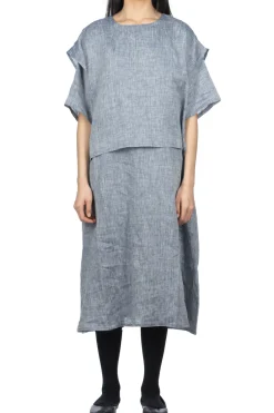 New Nachukara Linen Poplin Layerd Dress