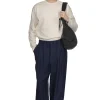 Hot YLEVE Linen Poplin Twill - Navy
