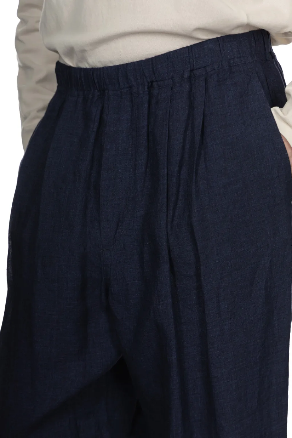 Hot YLEVE Linen Poplin Twill - Navy