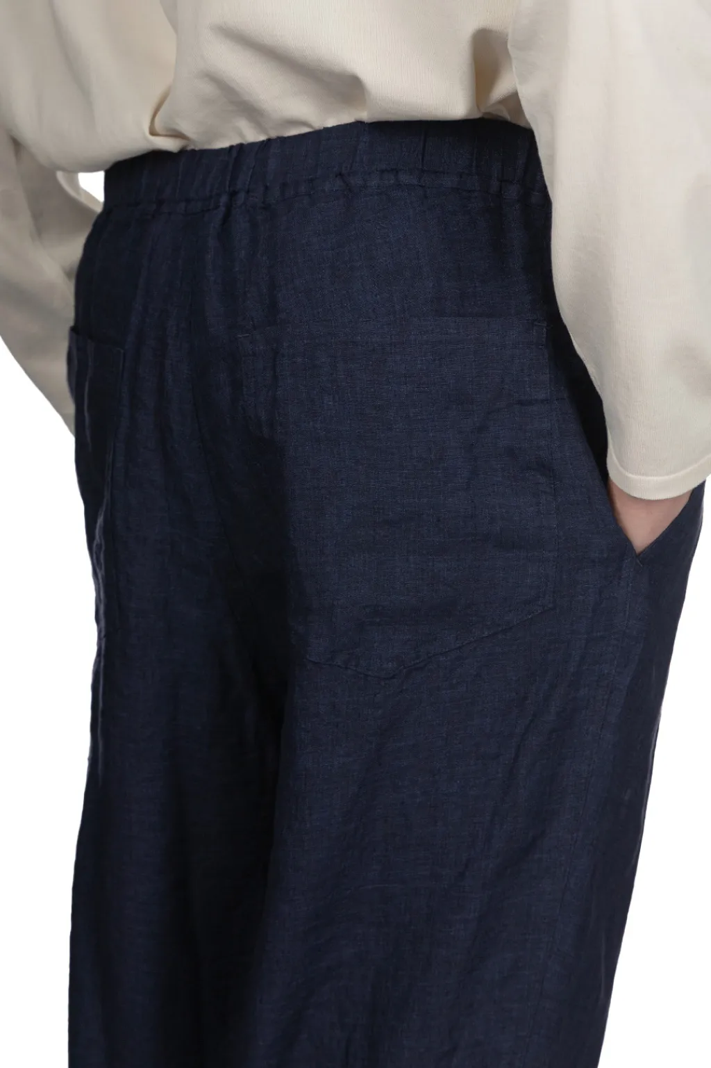 Hot YLEVE Linen Poplin Twill - Navy