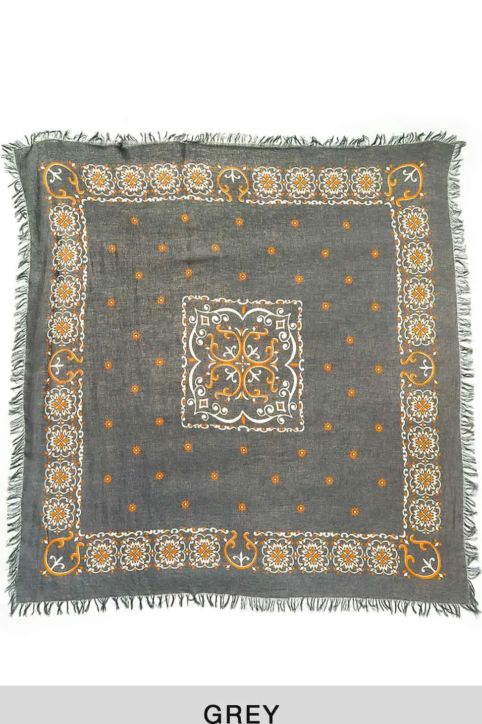 New Kapital Linen Rayon Fringe Stole (HAVANANAJA) - 4 Color Choices
