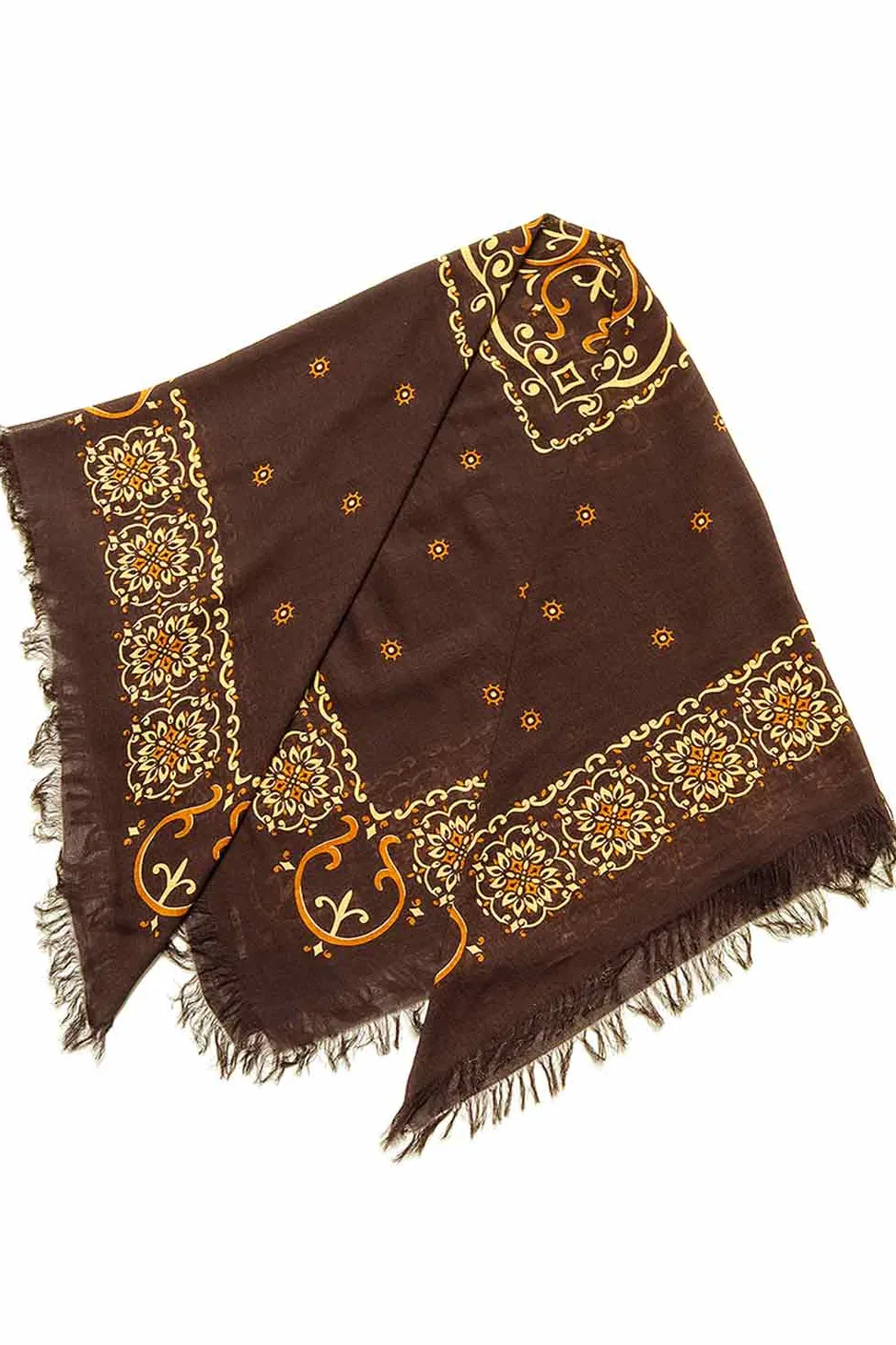 New Kapital Linen Rayon Fringe Stole (HAVANANAJA) - 4 Color Choices