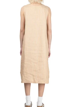 Sale ts(s) Linen Silk Sleeveless Slit Dress