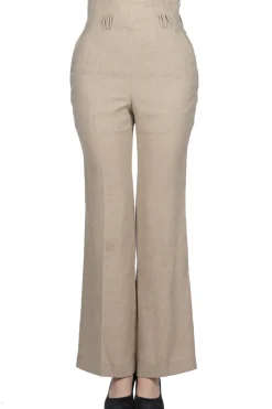 Best Mame Kurogouchi Linen Touch Triacetate Suits Trousers - Beige