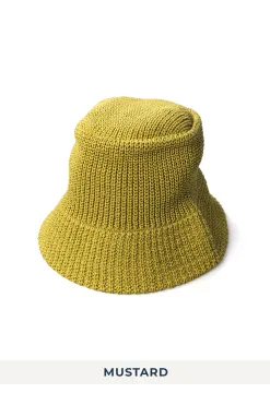 Online Cableami Linen-Like Cotton Bucket Hat - 3 Colors