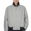 Outlet Engineered Garments LL Jacket - Navy Cotton Seersucker Stripe
