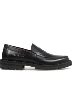 Hot Common Projects Loafer With Tread Sole - Black