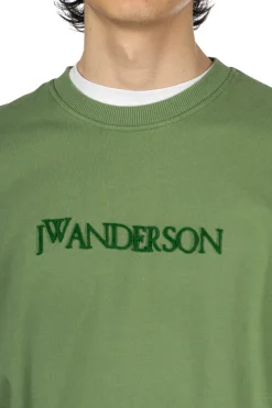 Clearance JW Anderson Logo Embroidery Sweatshirt