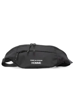 Best Comme Des Garcons Homme Logo Waist Bag - Black