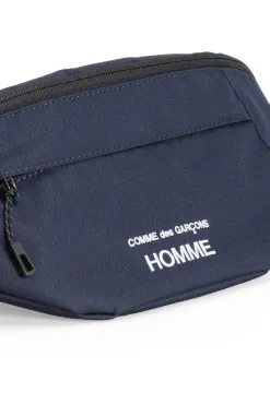 Discount Comme Des Garcons Homme Logo Waist Bag - Navy