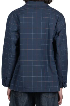 Outlet Engineered Garments Loiter Jacket - Navy CL Windowpane