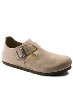 Discount Birkenstock London - Suede Taupe - Regular