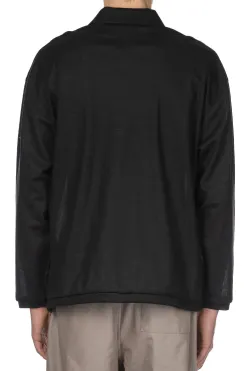 Fashion Still by Hand Long Sleeve Polo Shirt - Black