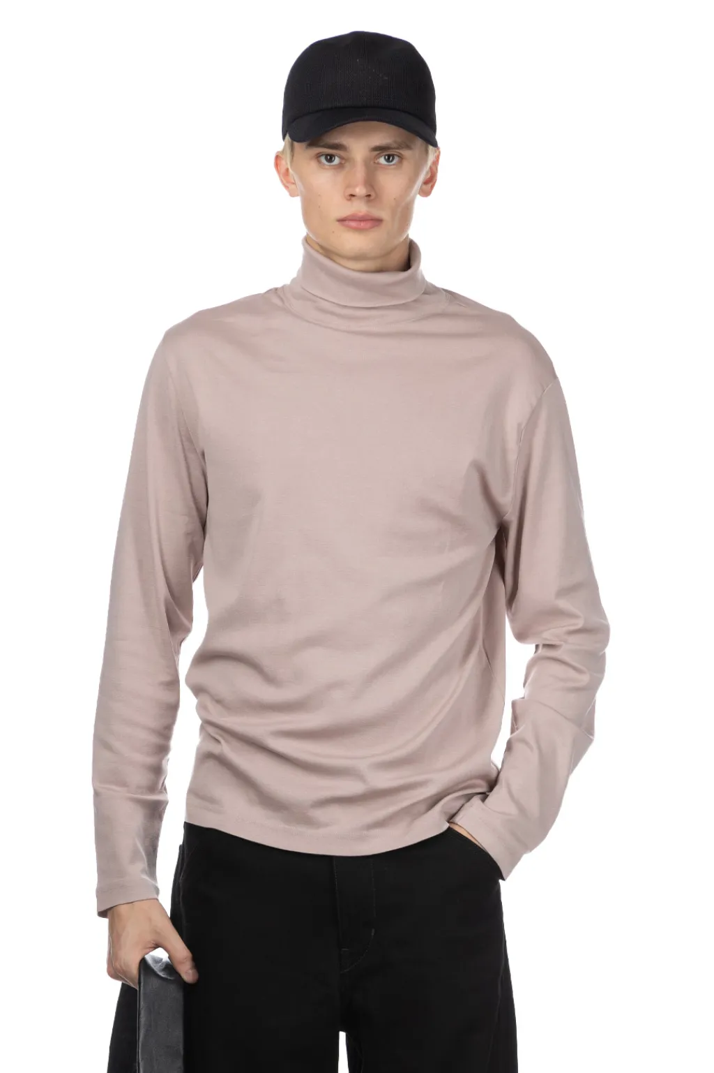 Discount LEMAIRE Long Sleeve Turtle Neck - Violet Ice