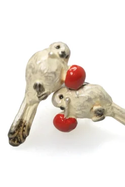 Hot Palnart Poc Long Tailed Tit Earrings
