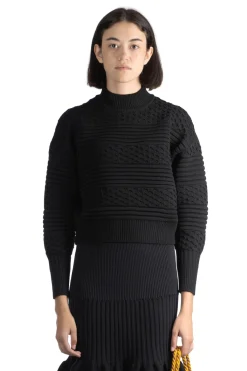 Fashion CFCL Low Gauge Pullover - Black