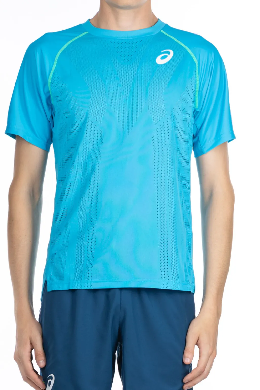 Discount Asics Men Match Actibreeze SS Top-Mako Blue