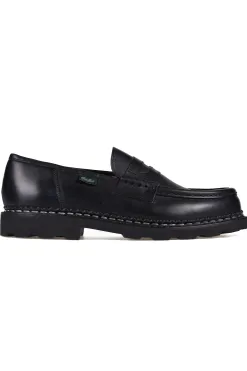 Sale Paraboot Men's Reims - Lisse Noir