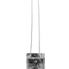 Hot MARROW LEATHER Metallic String Pouch - Silver