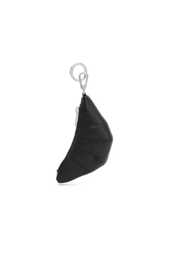 Hot LEMAIRE Mini Croissant Keyring - Black