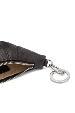 New LEMAIRE Mini Croissant Keyring - Dark Chocolate