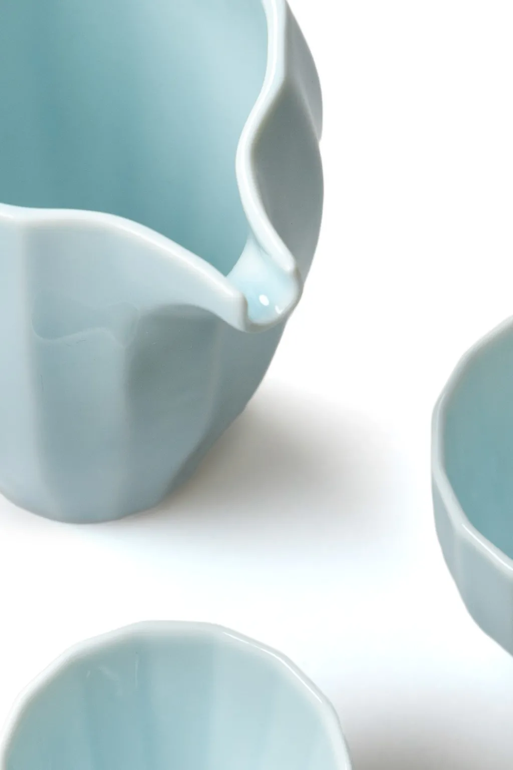 New Mino Pottery Miyama Sake Set