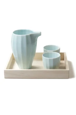 New Mino Pottery Miyama Sake Set
