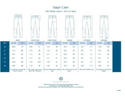 Clearance Sugar Cane 1947 Model Type-III - Slim Fit/ Black