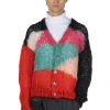 Hot UNUSED Mohair and Wool Cardigan - Men - Green Multi