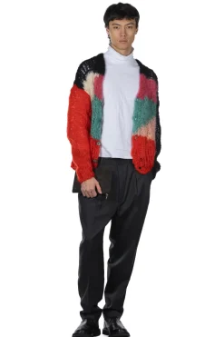 Hot UNUSED Mohair and Wool Cardigan - Men - Green Multi