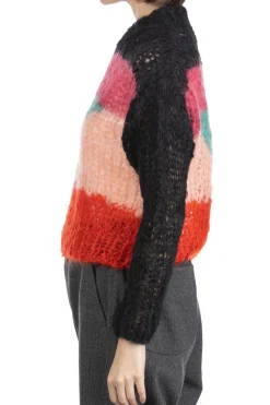 Clearance UNUSED Mohair and Wool Pullover - Women - Green Multi