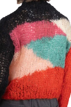 Clearance UNUSED Mohair and Wool Pullover - Women - Green Multi