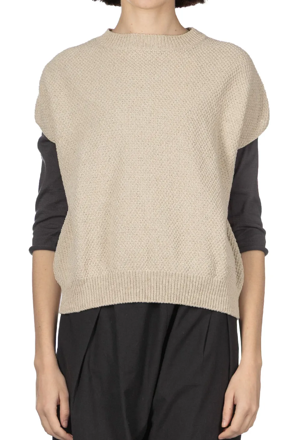 Best Evam Eva Moss Stitch Vest