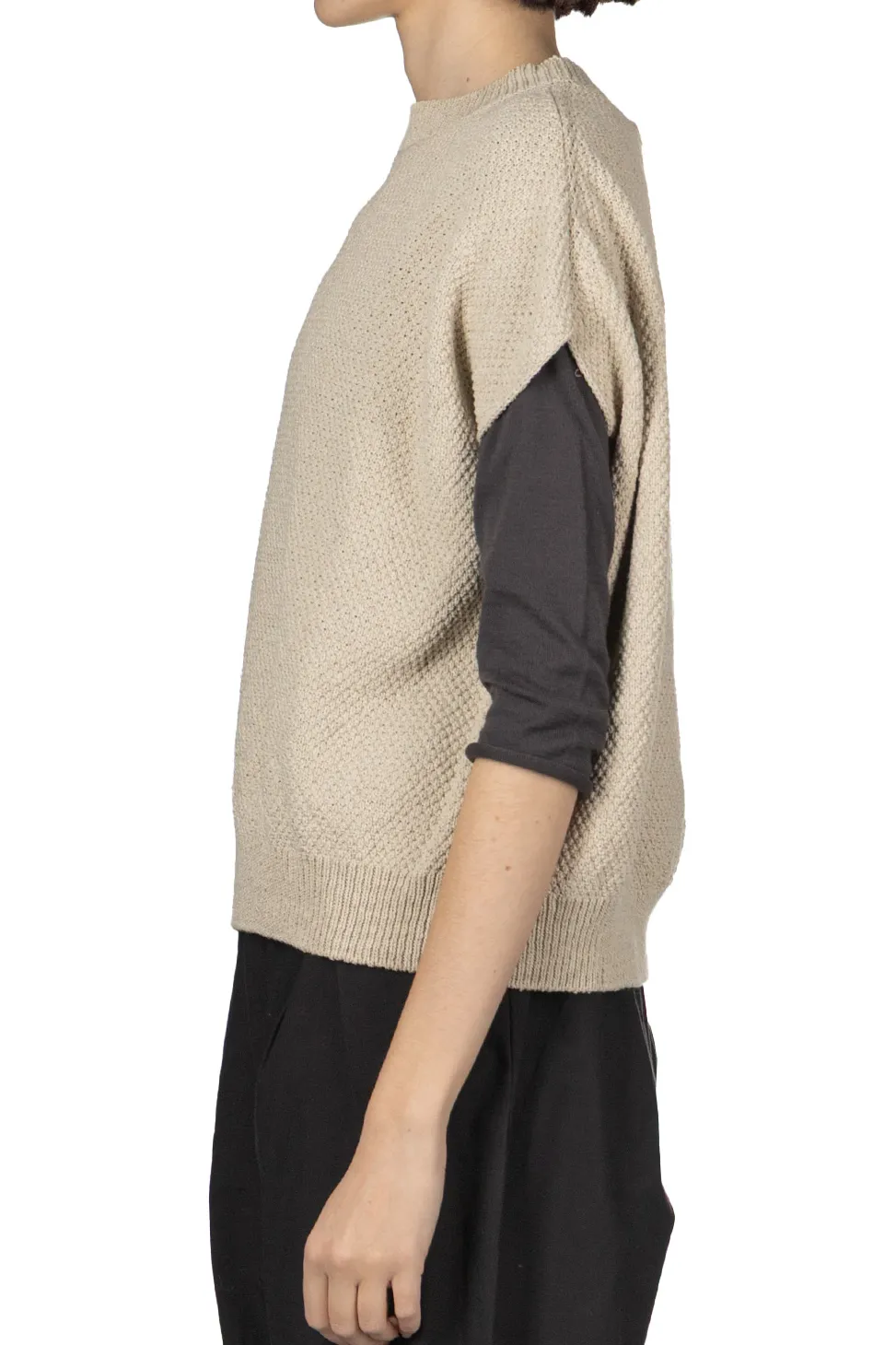Best Evam Eva Moss Stitch Vest