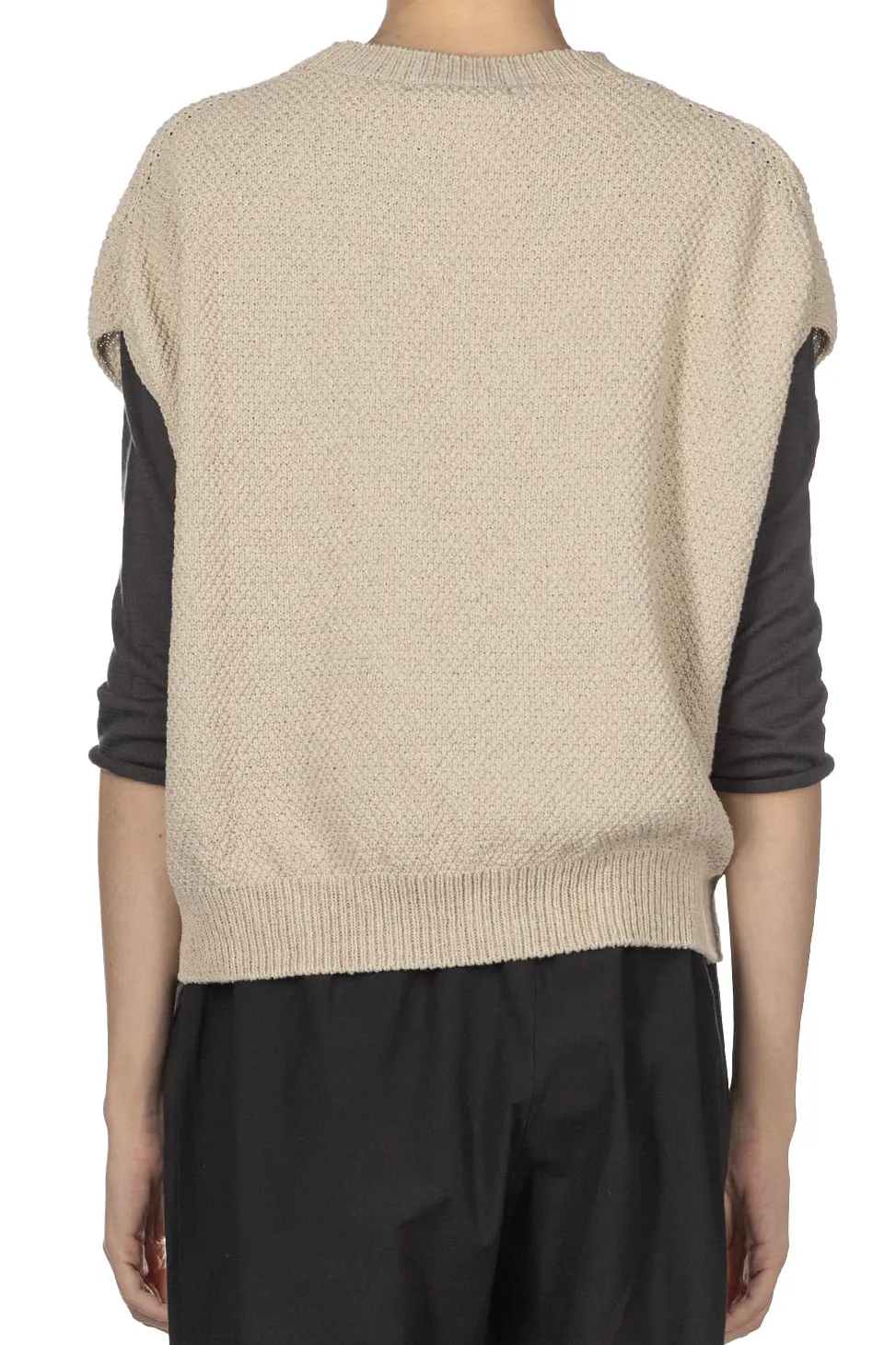 Best Evam Eva Moss Stitch Vest