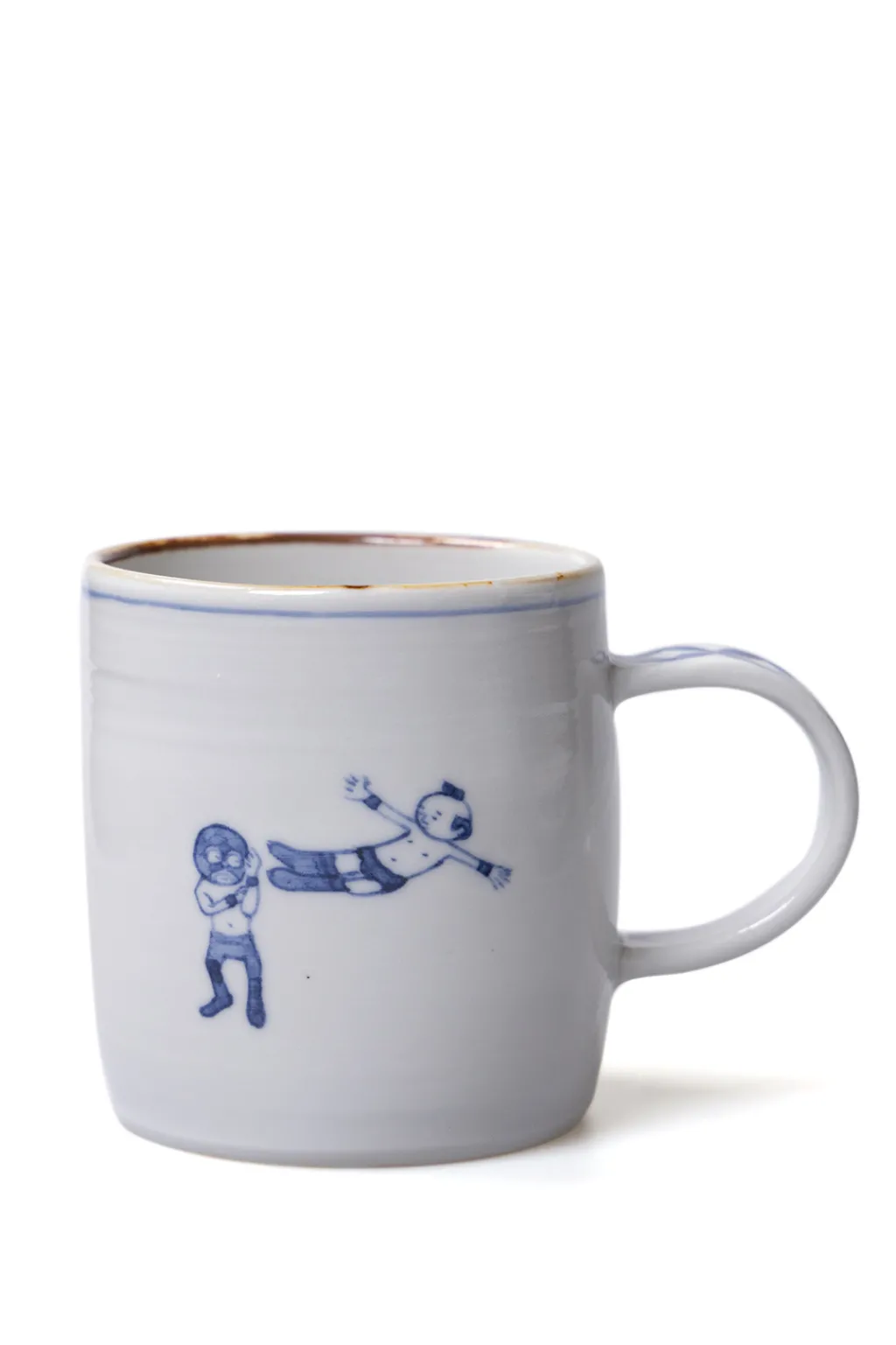 Outlet Motif Ceramic and Art Mug Cup Drop Kick