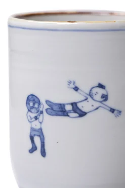 Outlet Motif Ceramic and Art Mug Cup Drop Kick