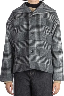 Fashion nicholson & nicholson MY SAILOR Coat - Grey Check