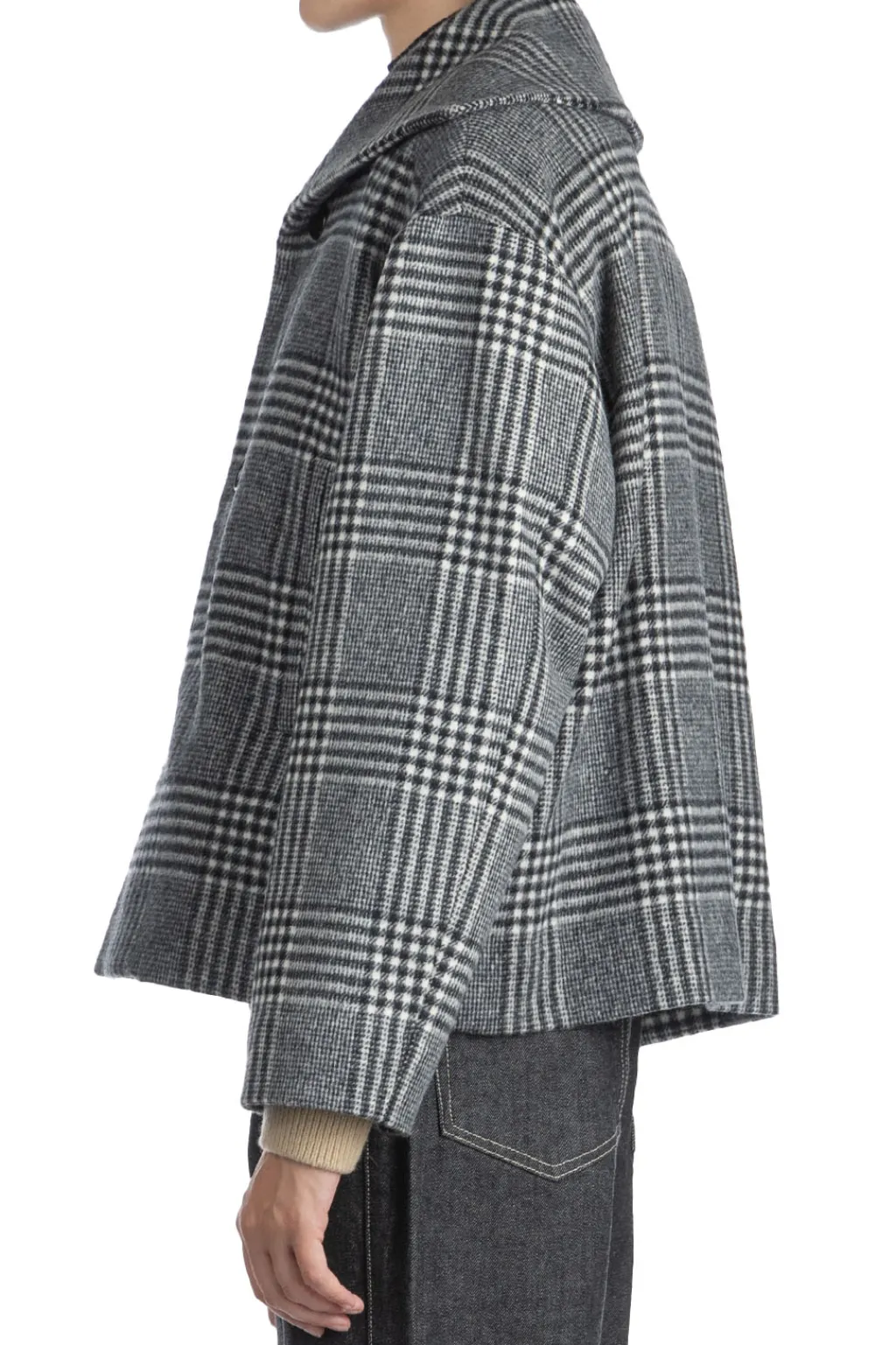 Fashion nicholson & nicholson MY SAILOR Coat - Grey Check