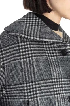 Fashion nicholson & nicholson MY SAILOR Coat - Grey Check