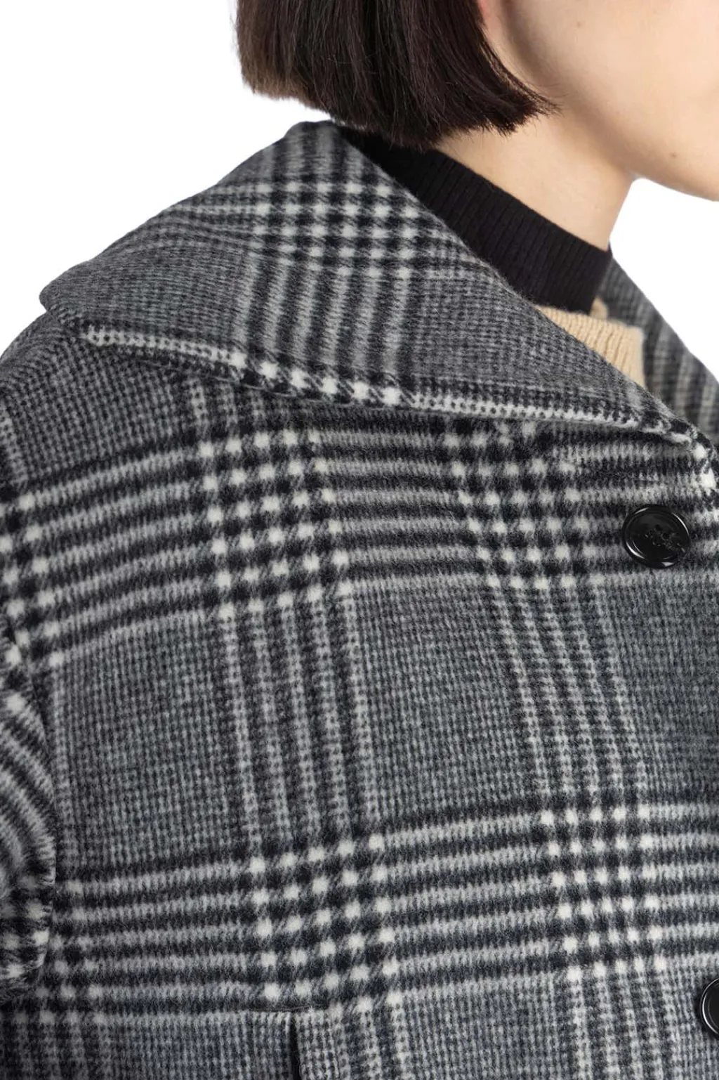 Fashion nicholson & nicholson MY SAILOR Coat - Grey Check
