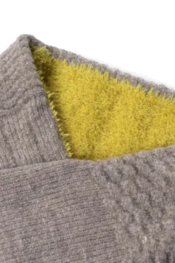 New Tehtava Neck Warmer - Reversible - Brown & Mustard