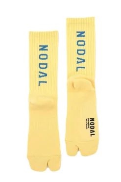 Outlet NODAL Logo Socks - Lemon