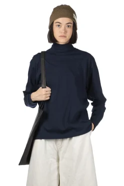 Outlet FilMelange NOEL - Turtleneck LS Tee - Deep Navy