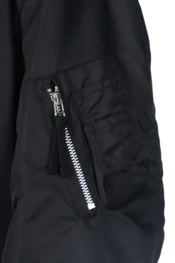 Fashion Comme Des Garcons Homme Nylon Twill Long Coat - Black