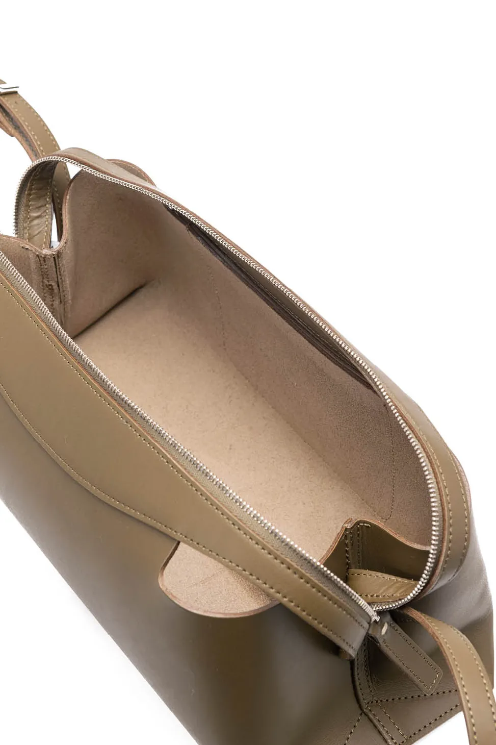 Online MARROW LEATHER Oblong Shoulder Bag - Dark Olive