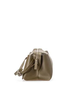Online MARROW LEATHER Oblong Shoulder Bag - Dark Olive