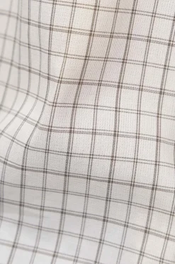 Online Nanamica Open Collar Panama Plaid SS Shirt - Beige