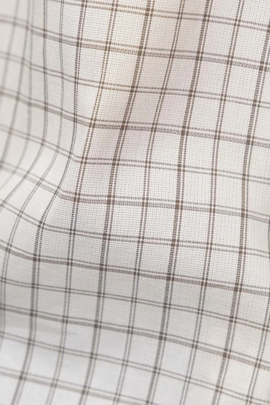 Online Nanamica Open Collar Panama Plaid SS Shirt - Beige