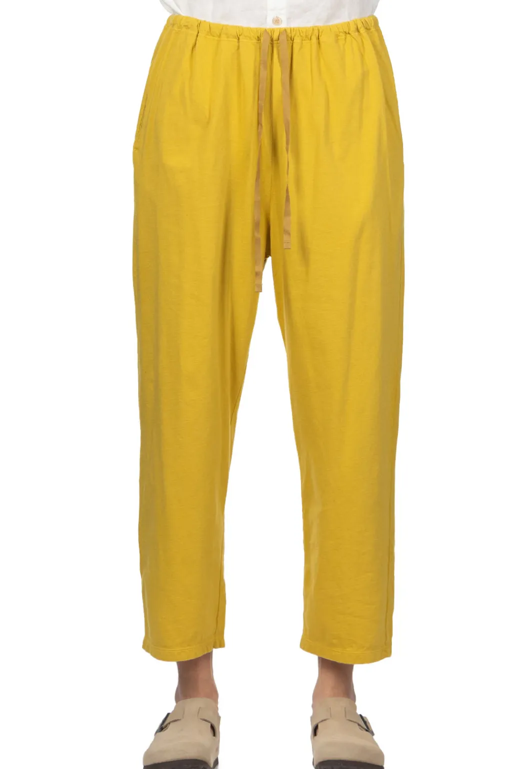 Outlet Tigre Brocante Organic Cotton Kurta Pants - Yellow